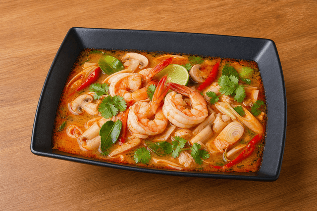 Photorealistic Tom yum goong menu-main p02 food image by VDAMO