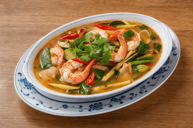 Photorealistic Tom yum goong menu-main p03 food image by VDAMO