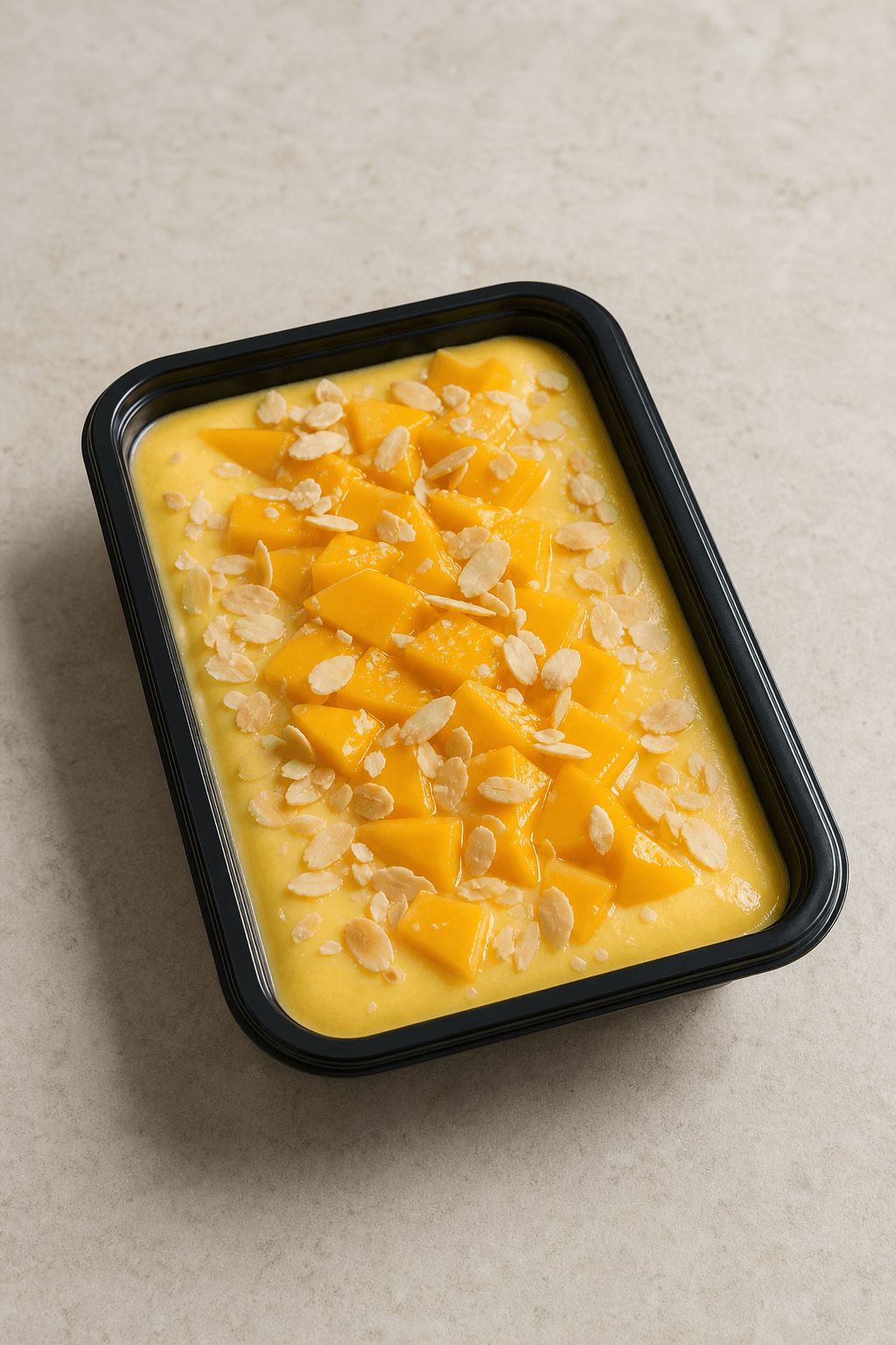 Photorealistic TN Mango pudding cup dessert menu-main p06 food image by VDAMO