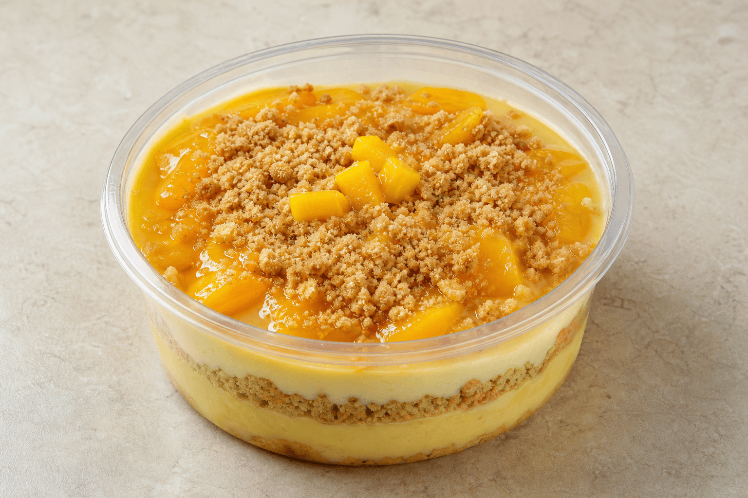 Photorealistic TN Mango pudding cup dessert menu-main p07 food image by VDAMO