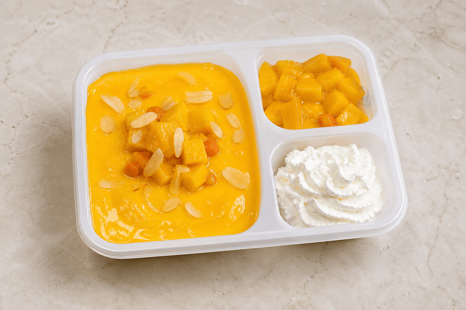 Photorealistic TN Mango pudding cup dessert menu-main p08 food image by VDAMO