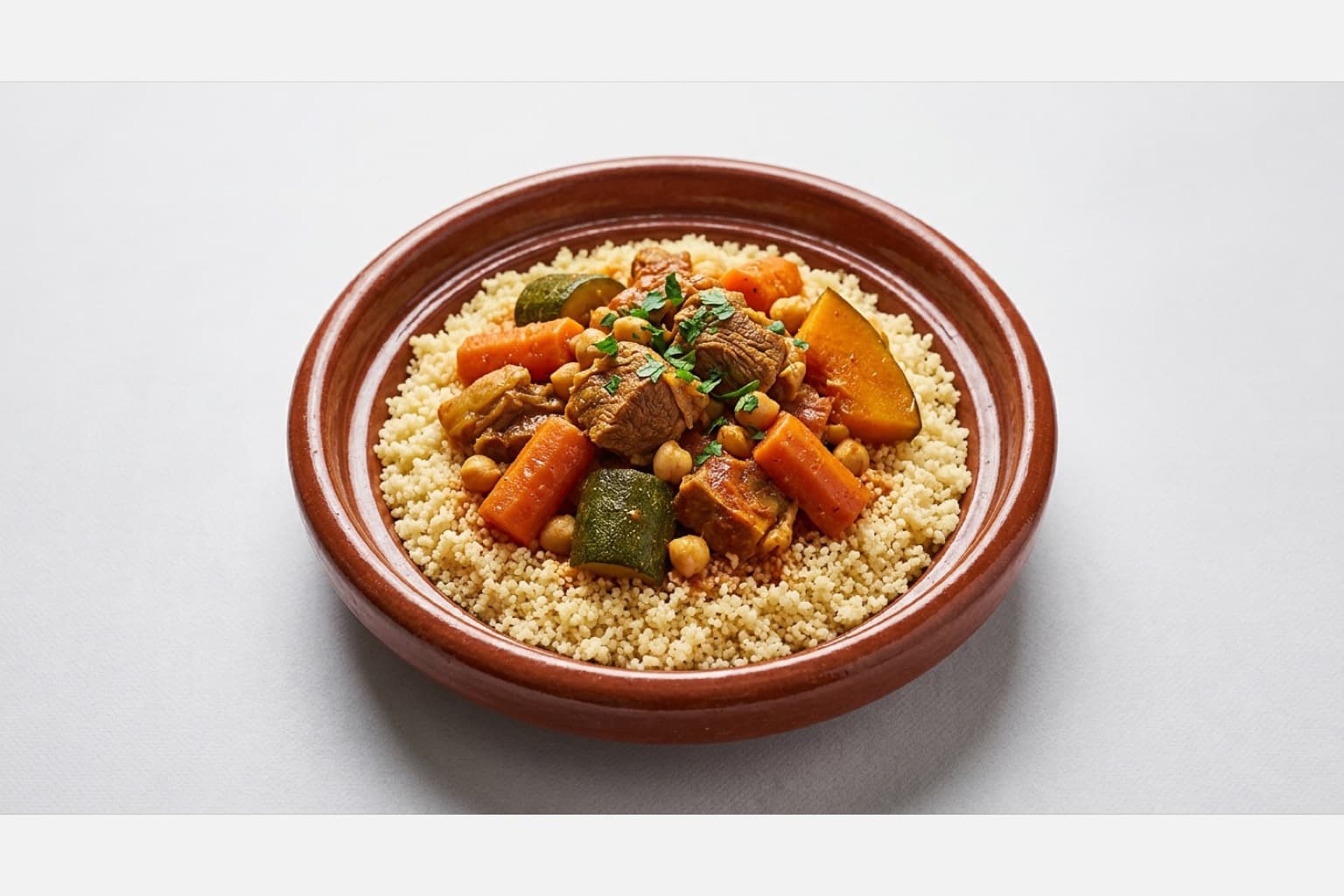Photorealistic Tunisian couscous menu-main p09 food image by VDAMO