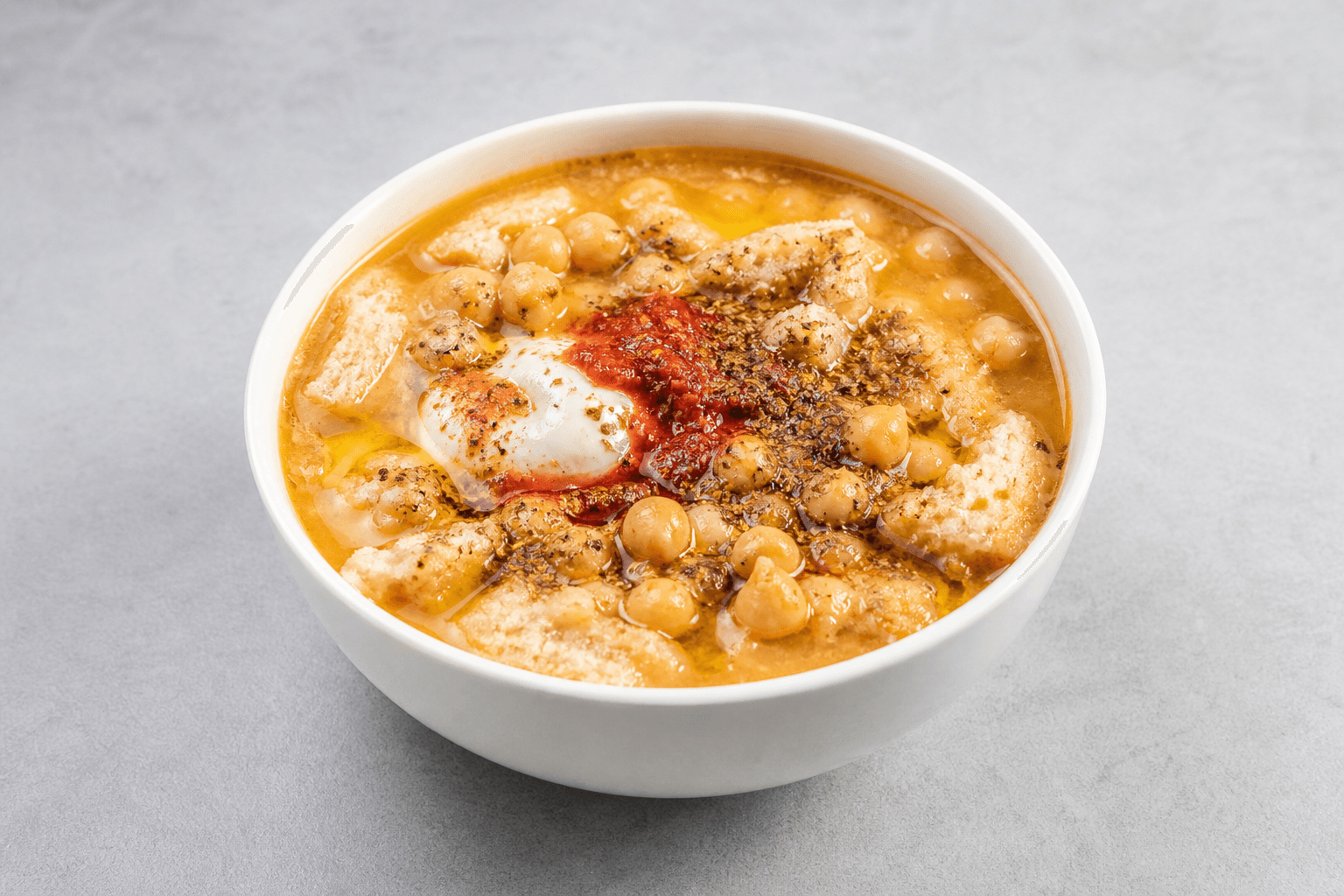 Photorealistic Lablabi menu-main p02 food image by VDAMO