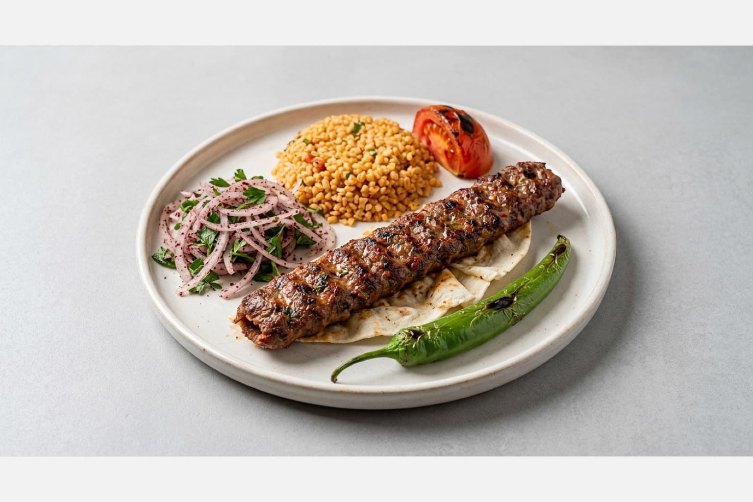 Photorealistic Adana kebab menu-main p02 food image by VDAMO