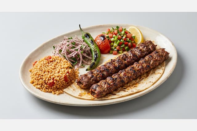 Photorealistic Adana kebab menu-main p04 food image by VDAMO