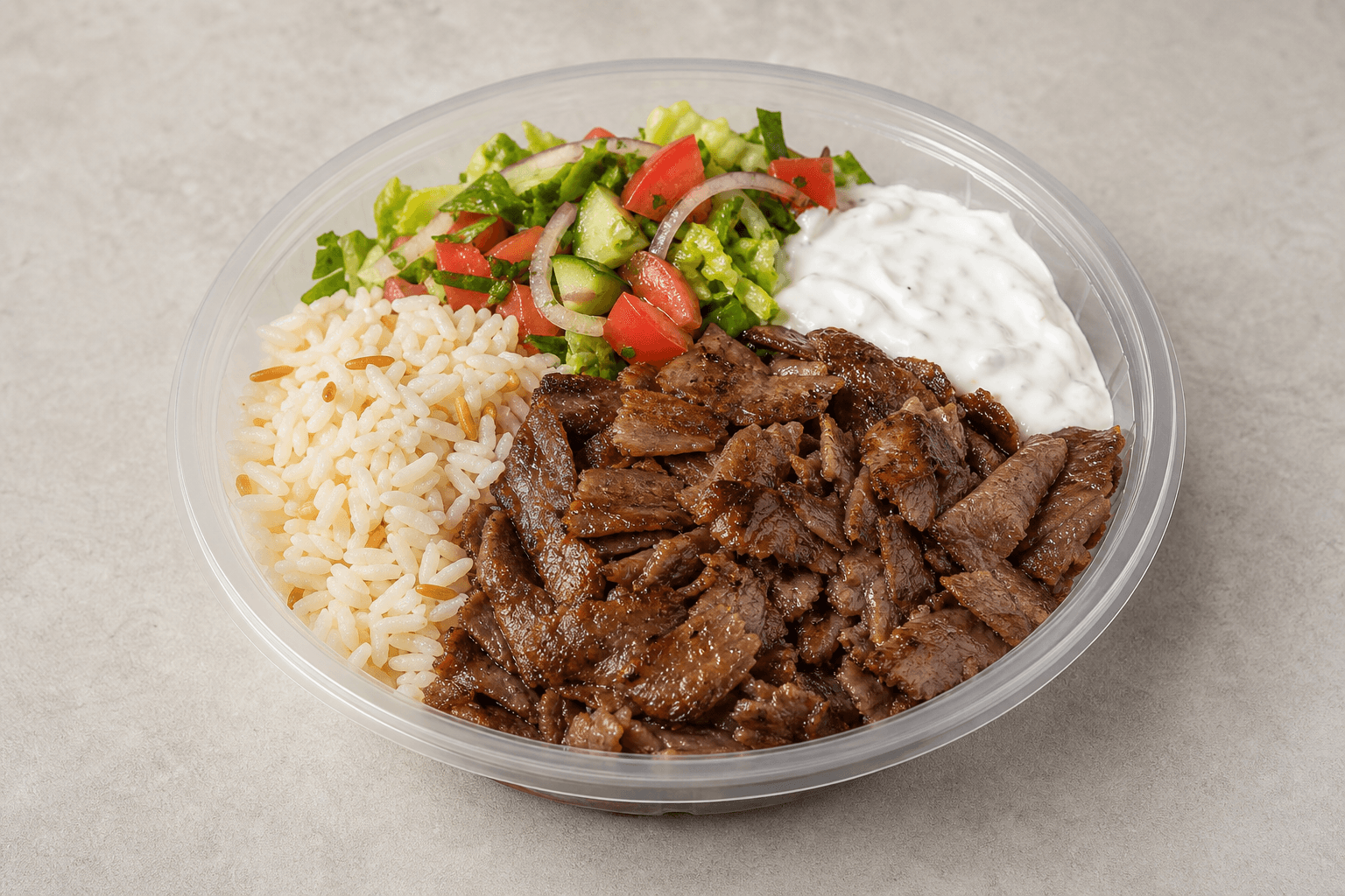 Photorealistic Doner kebab plate P07 food image by VDAMO