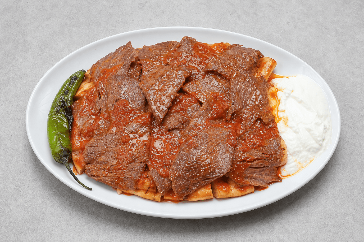 Photorealistic Iskender kebab menu-main p02 food image by VDAMO