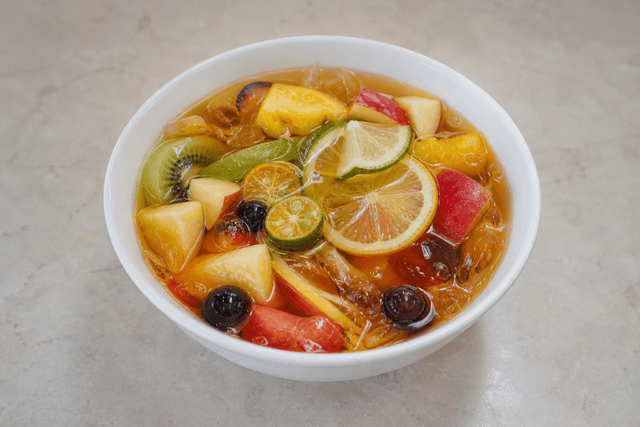 Photorealistic Fruit tea menu-main p04 food image by VDAMO