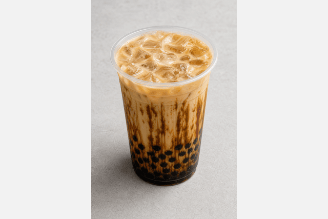 Photorealistic Brown sugar boba milk menu-main p03 food image by VDAMO