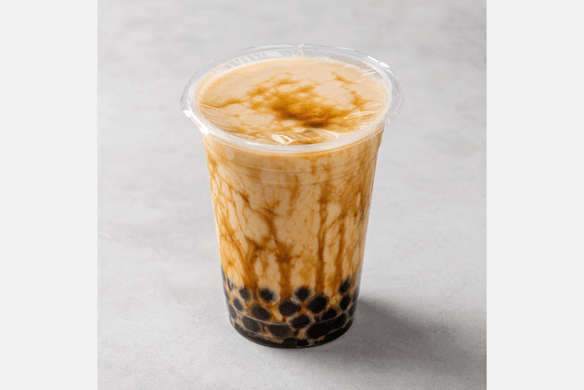 Photorealistic Brown sugar boba milk menu-main p09 food image by VDAMO
