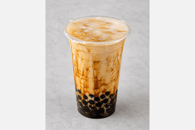 Photorealistic Brown sugar boba milk menu-main p10 food image by VDAMO