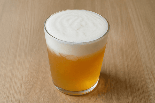 Photorealistic Cheese foam tea menu-main p02 food image by VDAMO