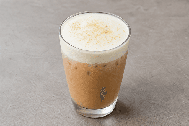 Photorealistic Cheese foam tea menu-main p03 food image by VDAMO