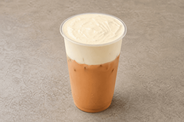 Photorealistic Cheese foam tea menu-main p09 food image by VDAMO