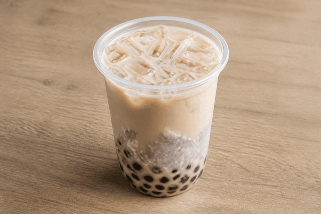 Photorealistic Taro milk tea menu-main p03 food image by VDAMO