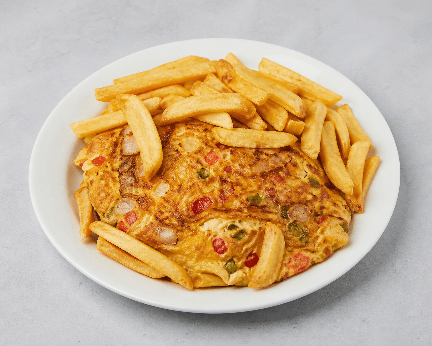 Photorealistic Chipsi mayai menu-main p08 food image by VDAMO