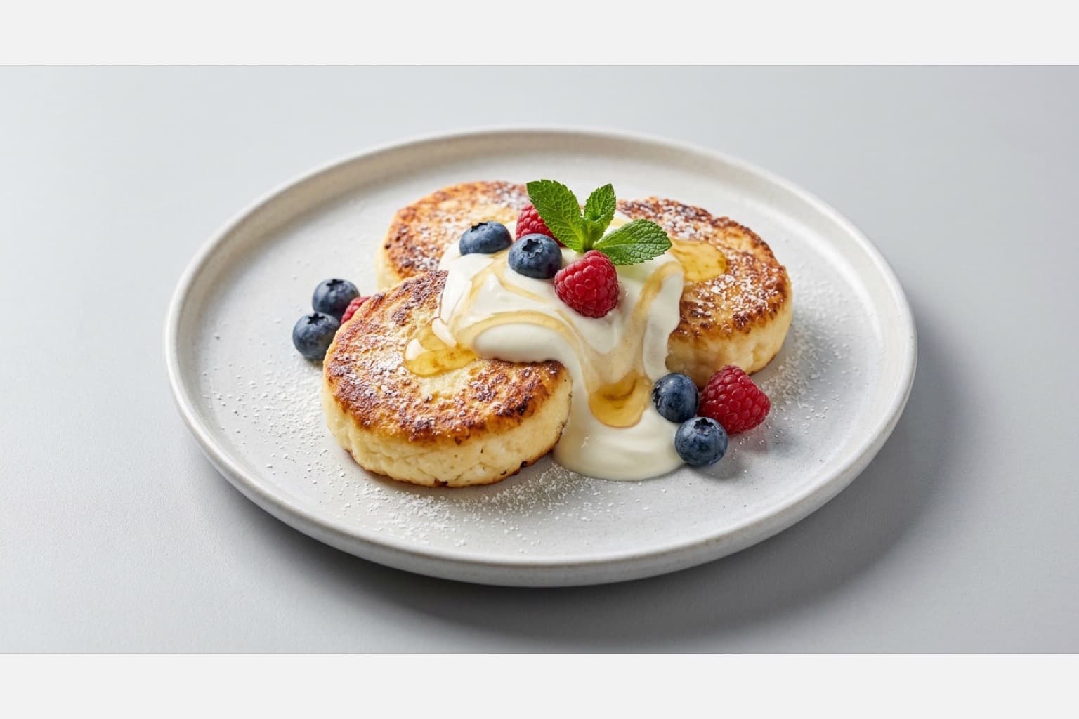 Photorealistic Syrnyky menu-main p02 food image by VDAMO
