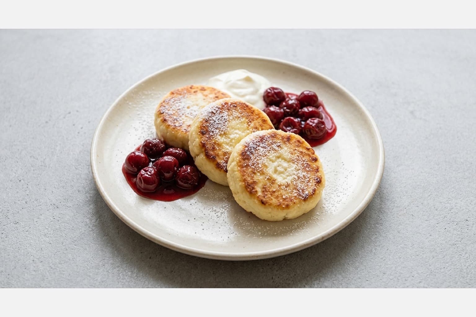 Photorealistic Syrnyky menu-main p03 food image by VDAMO