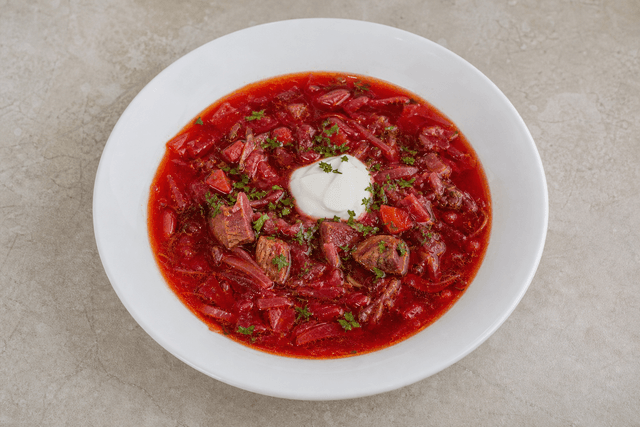Photorealistic Borscht menu-main p01 food image by VDAMO