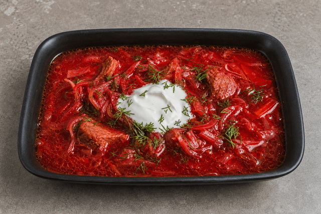 Photorealistic Borscht menu-main p02 food image by VDAMO