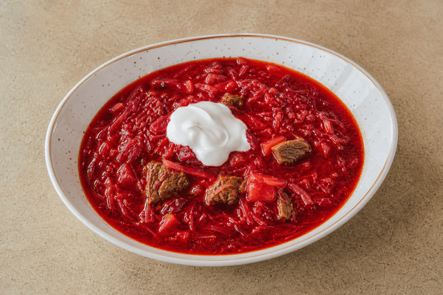 Photorealistic Borscht menu-main p03 food image by VDAMO