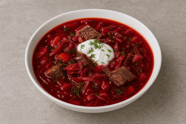 Photorealistic Borscht menu-main p09 food image by VDAMO