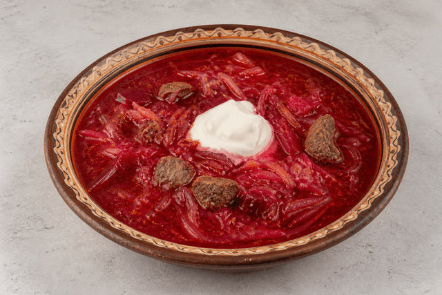 Photorealistic Borscht menu-main p10 food image by VDAMO
