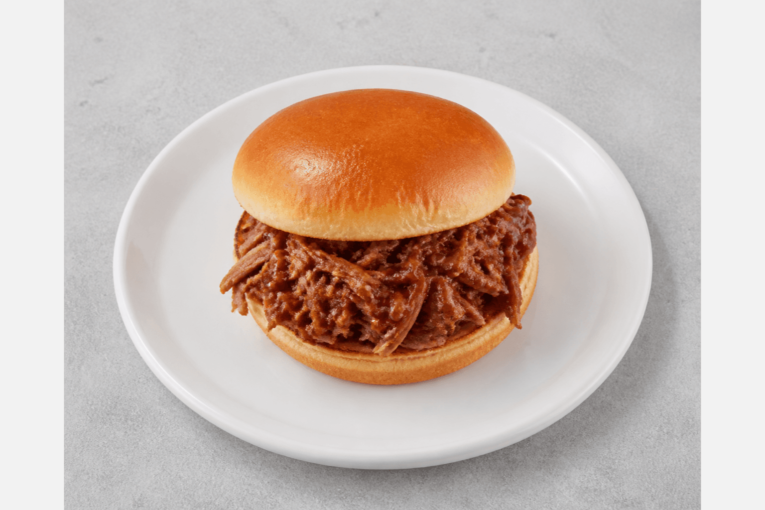 Photorealistic Pulled pork sandwich menu-main p03 food image by VDAMO