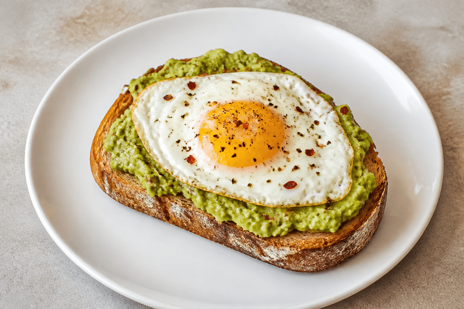 Photorealistic Avocado toast menu-main food image by VDAMO
