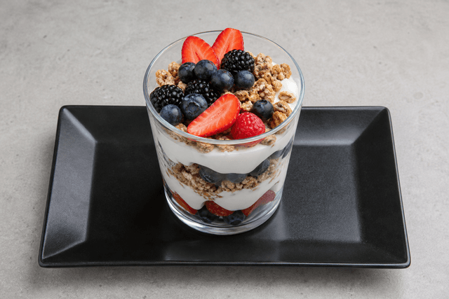 Imej makanan Granola parfait style 036 P02 oleh VDAMO