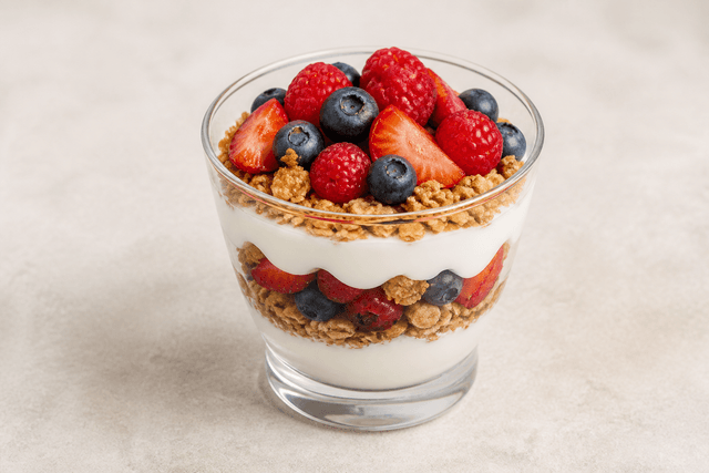 صورة طعام من VDAMO: Granola parfait style 048 menu-main p01