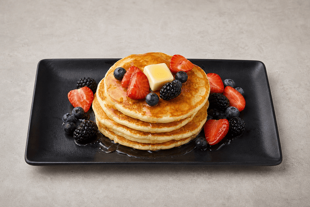 Photorealistic Pancake stack menu-main p02 food image by VDAMO