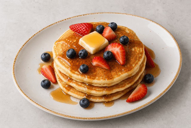 Photorealistic Pancake stack menu-main p03 food image by VDAMO