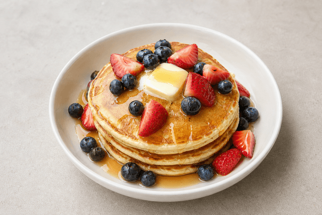 Photorealistic Pancake stack menu-main p04 food image by VDAMO