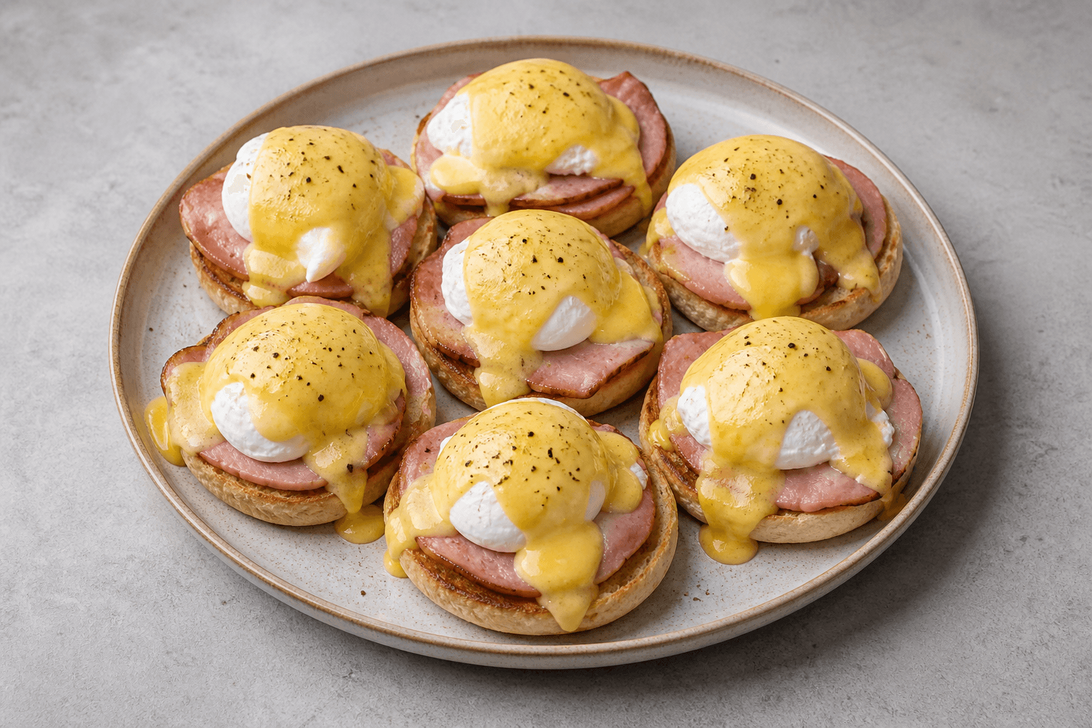 Photorealistic Eggs Benedict P10 food image by VDAMO