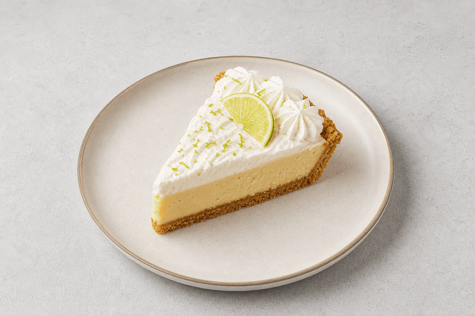 Photorealistic Key lime pie menu-main p05 food image by VDAMO