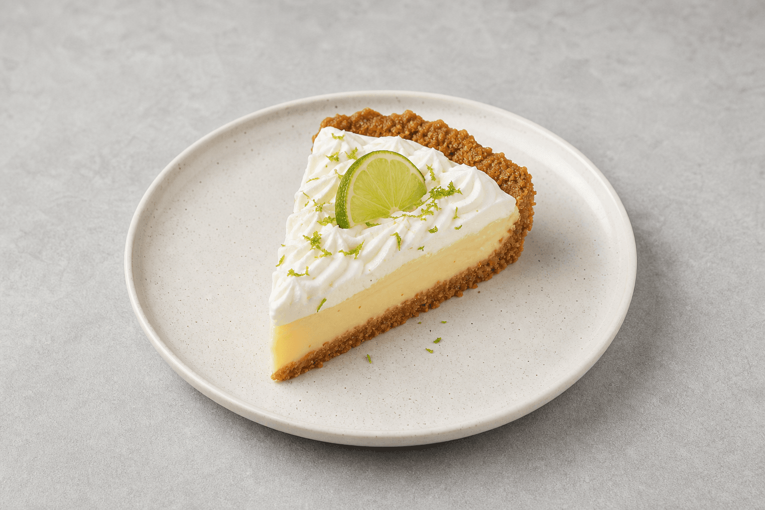 Photorealistic Key lime pie menu-main p07 food image by VDAMO