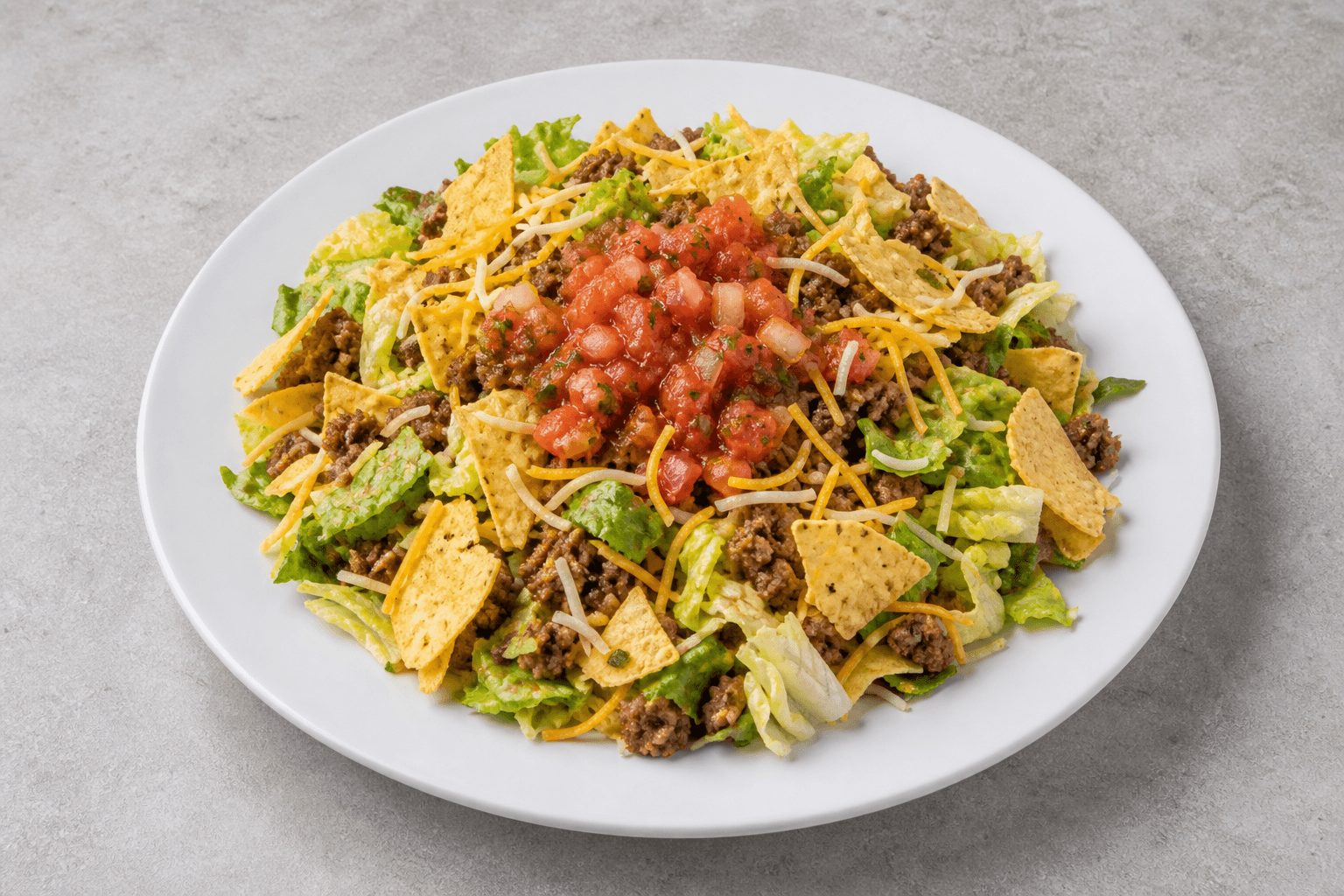 VDAMO Speisebild: Rindfleisch-Taco-Salat P01