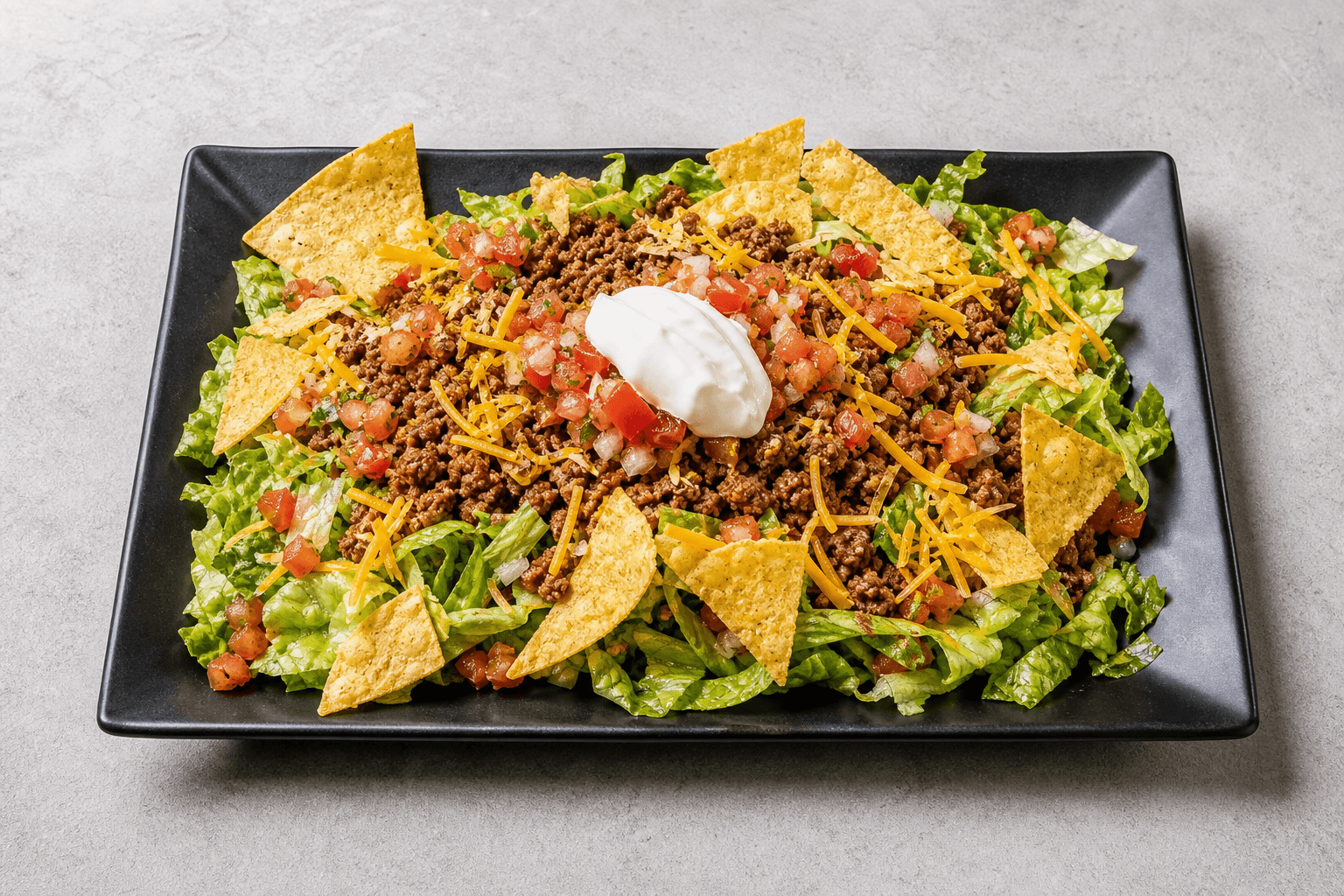 VDAMO Speisebild: Rindfleisch-Taco-Salat P02