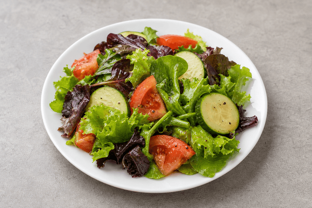 Image culinaire VDAMO : Salade verte menu-main p09