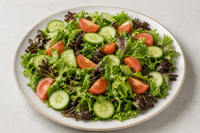 Image culinaire VDAMO : Salade verte menu-main p10