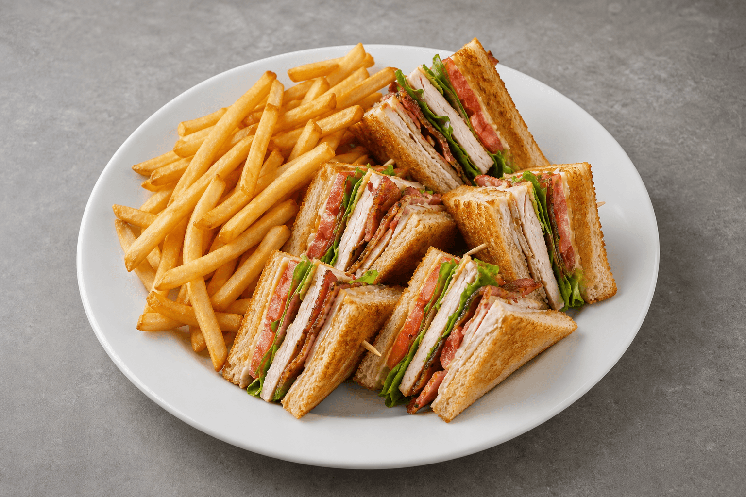 Photorealistic Club sandwich menu-main p01 food image by VDAMO