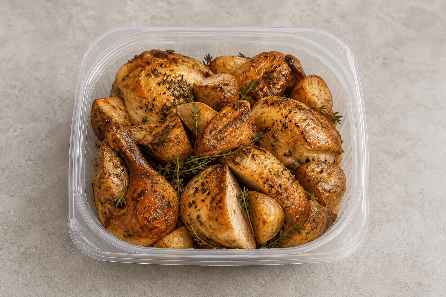 Photorealistic Roast chicken style 023 P07 food image by VDAMO
