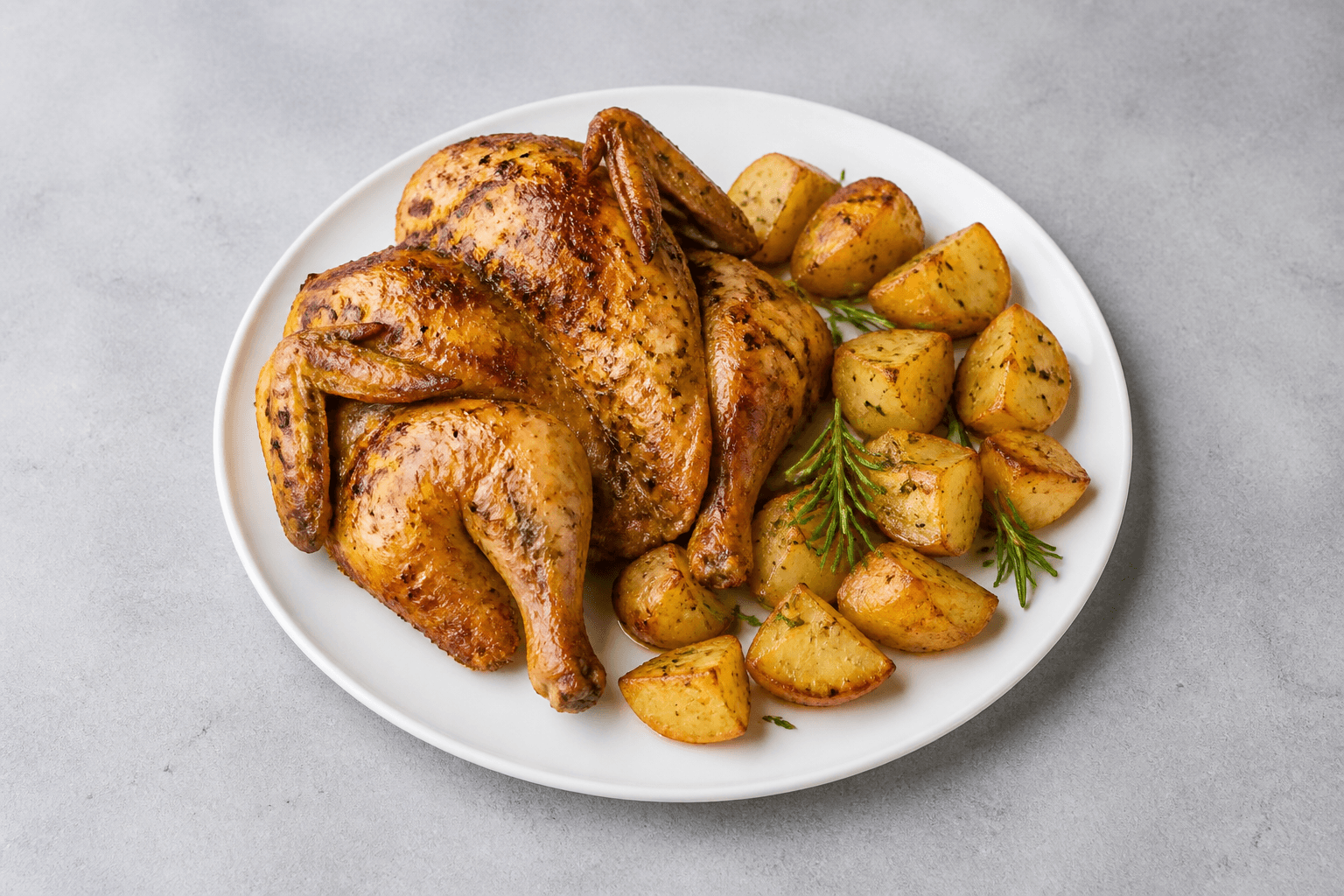 Photorealistic Roast chicken style 023 P09 food image by VDAMO