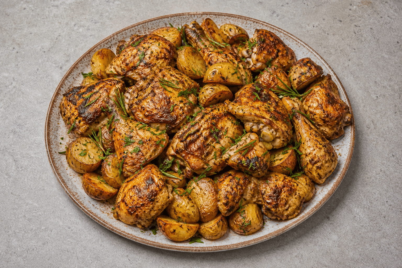 Photorealistic Roast chicken style 023 P10 food image by VDAMO