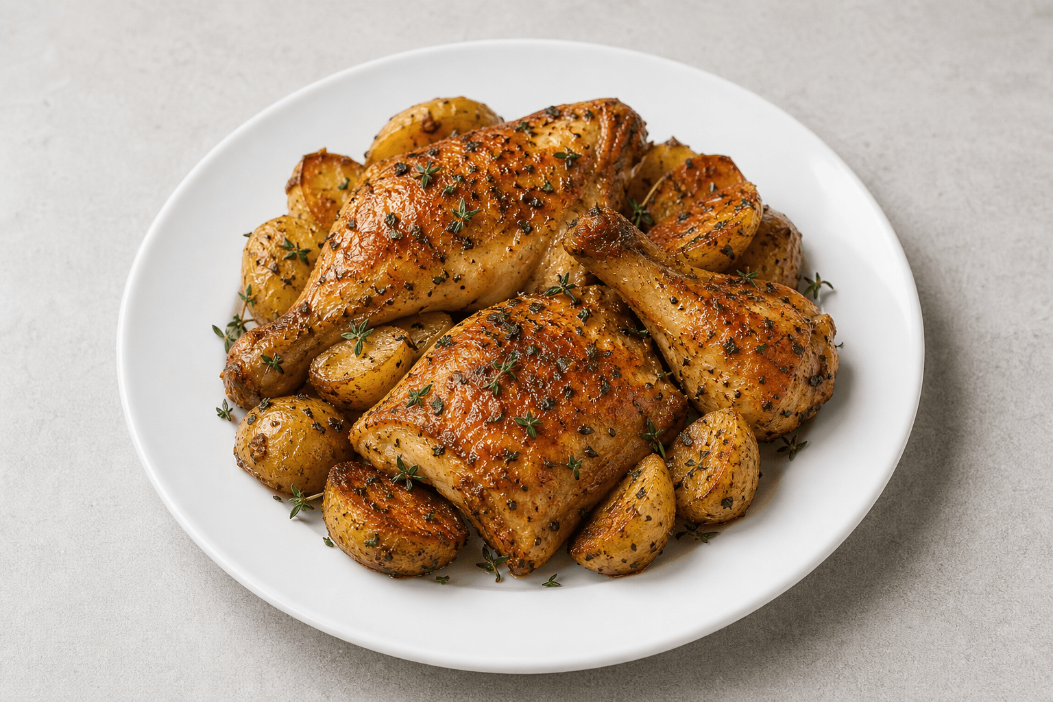 Photorealistic Roast chicken style 167 P01 food image by VDAMO