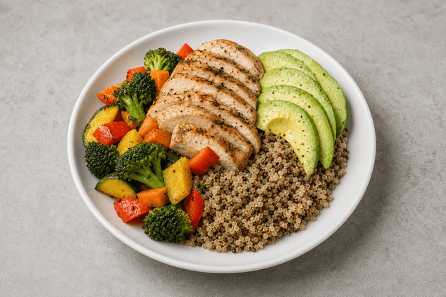 VDAMO भोजन छवि: Protein bowl P01