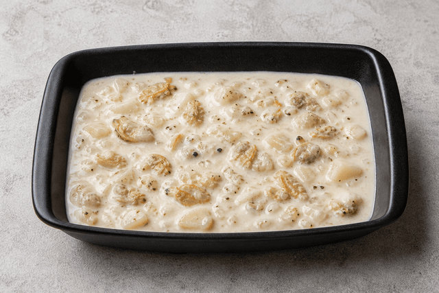 Photorealistic Clam chowder menu-main p02 food image by VDAMO