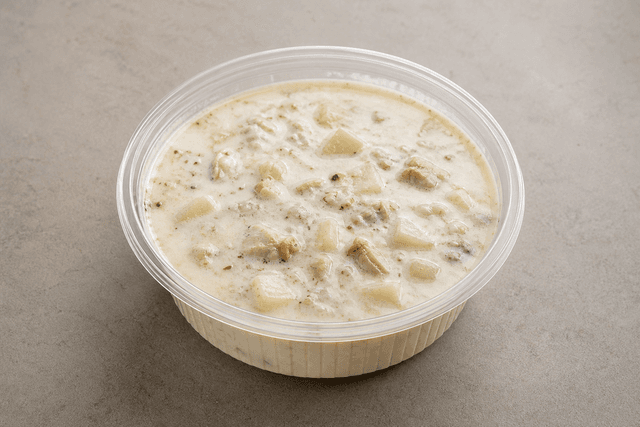 Photorealistic Clam chowder menu-main p07 food image by VDAMO