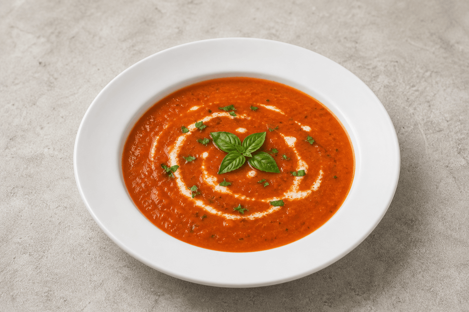 Image culinaire VDAMO : Tomato soup P01